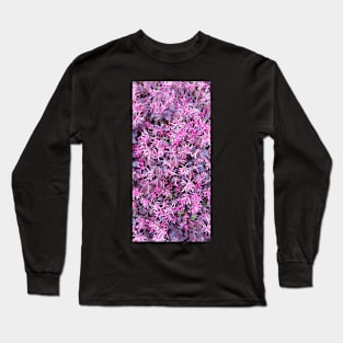 Purple Flowers Long Sleeve T-Shirt